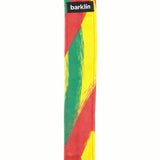 Rhythm collar pattern macro, REPREVE printed canvas detail on 4 cm strap, handmade in EU.